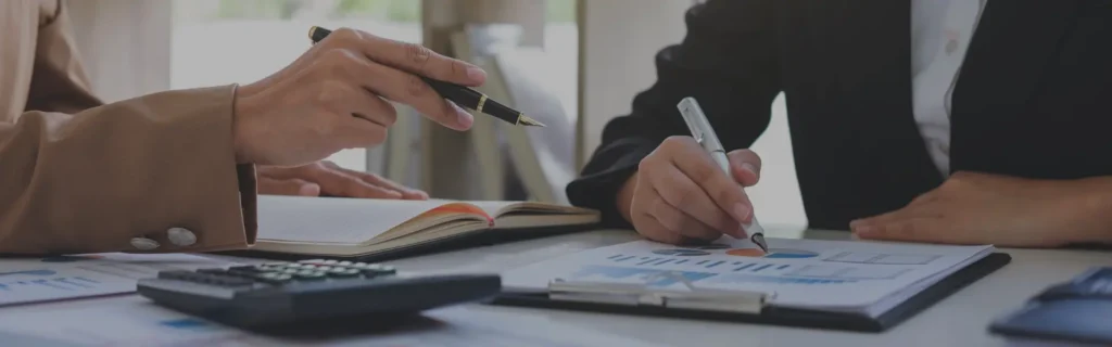 Business documents and financial records representing beneficial ownership and CIPC compliance for South African businesses.